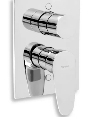 Vanová sprchová baterie s přepínačem Titania Smart chrom (98050R,0) Zlevněný