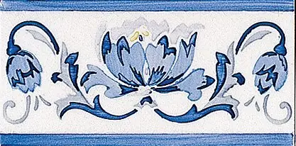 Cenový Hit Modernista Cenefa Benidoleig PB Azul C/C B - obkládačka listela 7,5x15 (ADMO3033)