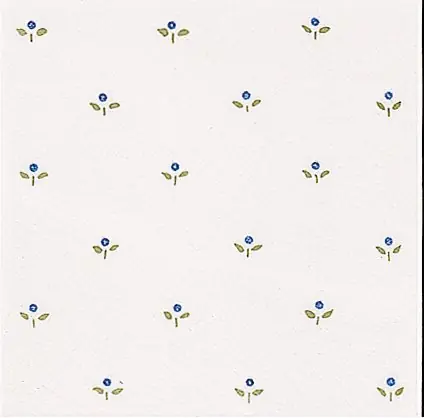 Modernista Decorado Mimosa PB Azul C/C B - obkládačka 15x15 bílá (ADMO6009) Betaalbaar