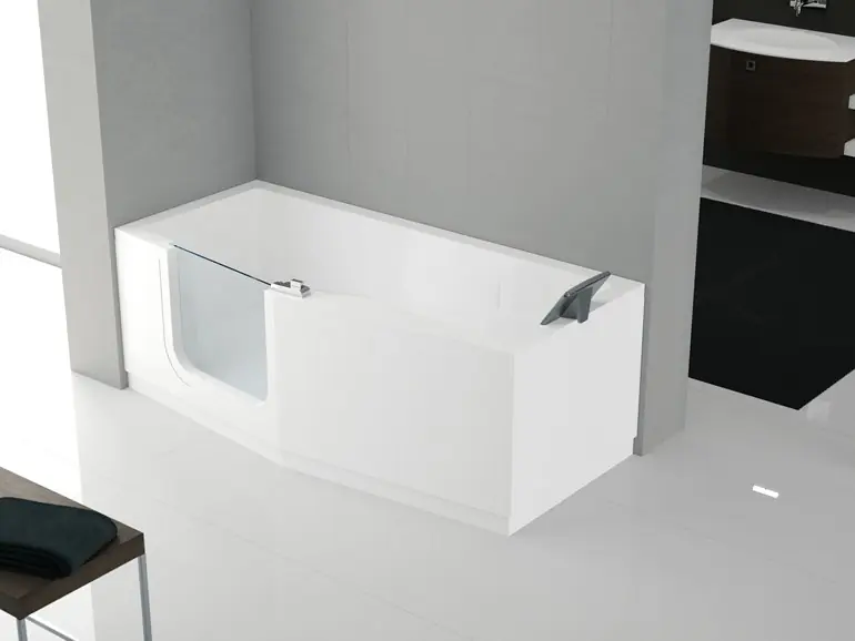 Vana Iris 160x80, vana s dvířky pravá (SAIRI160P) Nu Kopen