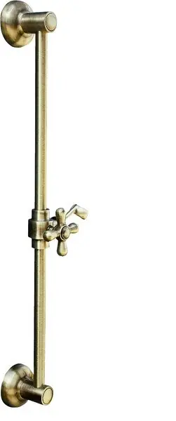 Sprchová tyč s posuvným držákem Morava, stará mosaz, 60 cm (MD0553SM) Must-Have