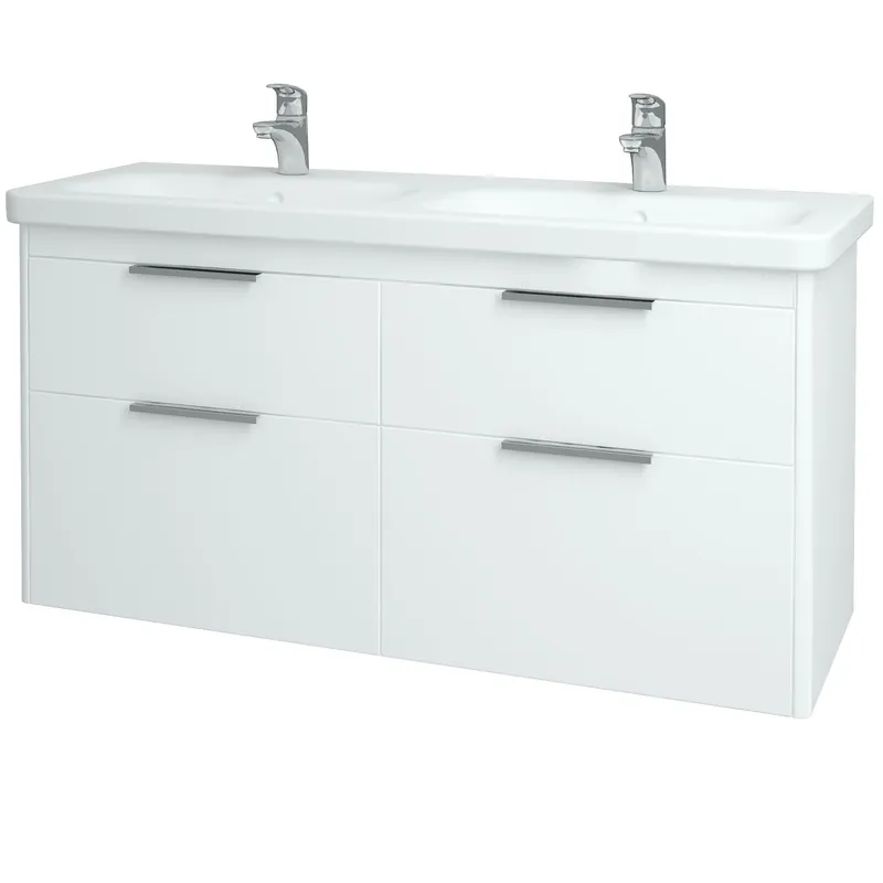 Tovární Cena Enzo SZZ4 130 - skříňka s umyvadlem 130 cm, závěsná, CS II (ENZ033 SZZ4 130 CS II)