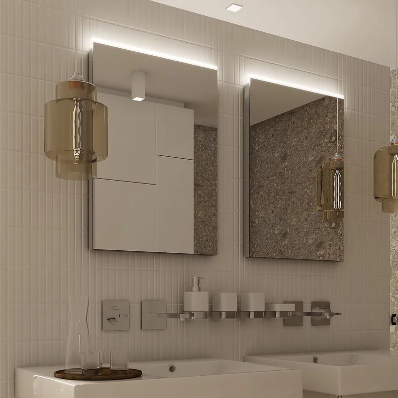 Betaalbaar LED zrcadlo 400x600 (ZP 8000)