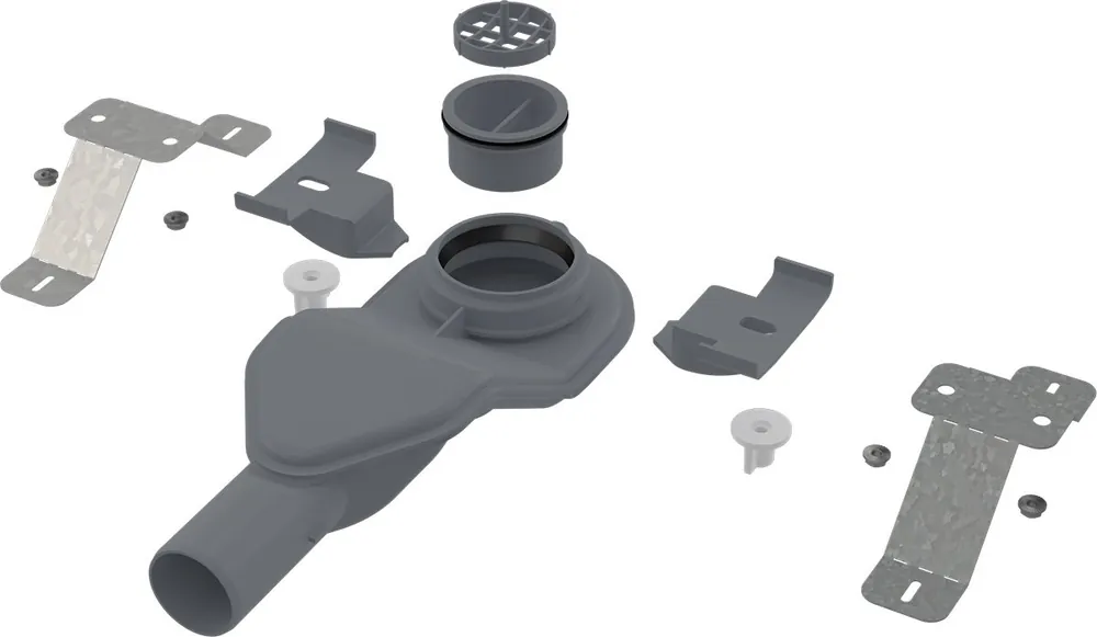 Nejprodávanější APZ-S6 Extra-nízký sifon DN40 a sada nastavitelných nohou (APZ-S6)