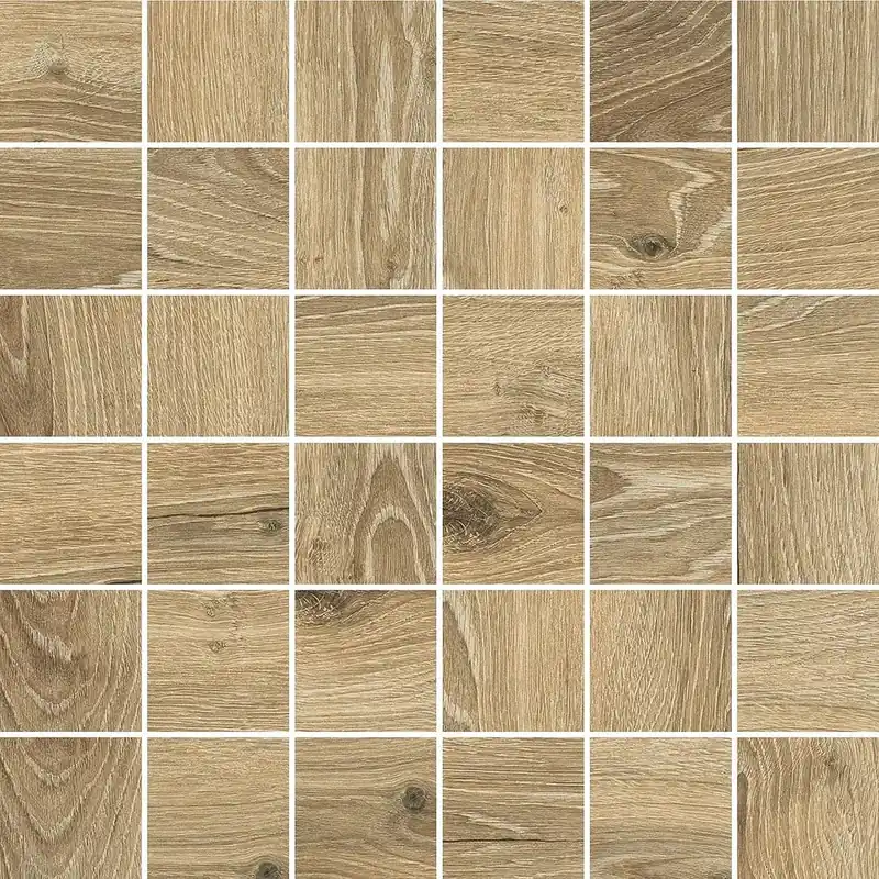 Snelle Levering Eiche Mosaico 5x5 Scottish - dlaždice mozaika 30x30 hnědá (ECH555K)