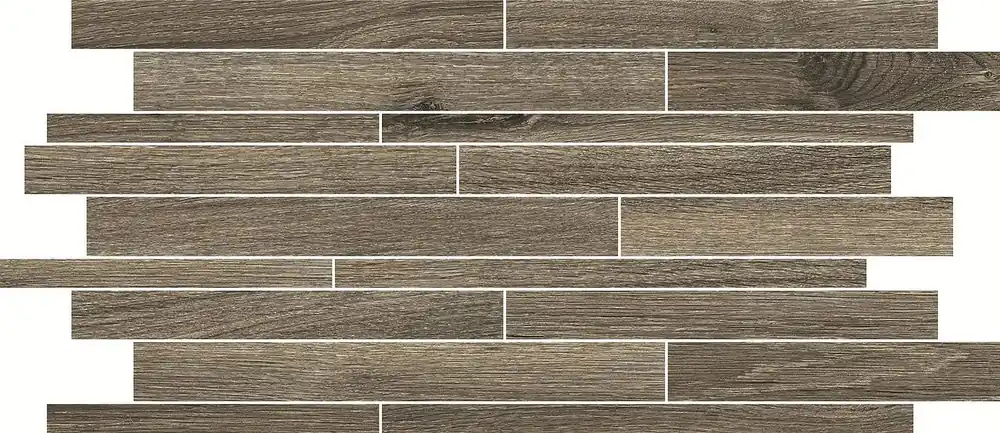 Eiche Mattoncino Timber - dlaždice mozaika 30x60 hnědá (ECH666K) Koopje