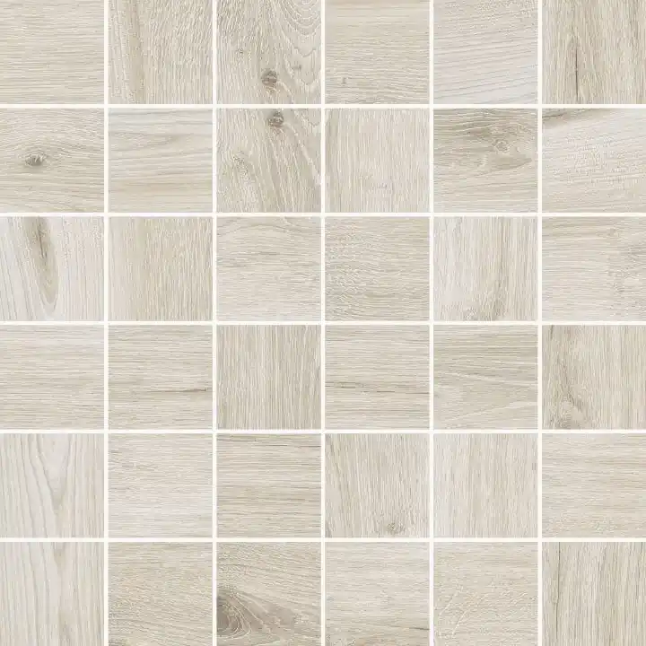 Nieuw Eiche Mosaico 5x5 Alpin - dlaždice mozaika 30x30 bílá (ECH885K)