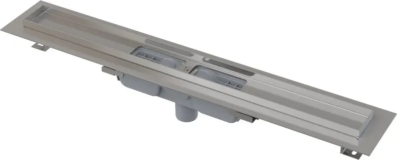 Novinka APZ1101 Low - podlahový žlab, svislý odtok, nízká stavební výška, 95 cm (APZ1101-950)
