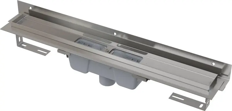 Expresní Doručení APZ1004 Flexible - podlahový žlab, nastavitelný límec ke stěně, svislý odtok, 95 cm (APZ1004-950)
