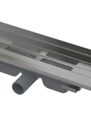 Horká Nabídka APZ116 Wall Low - podlahový žlab, pevný límec ke stěně, 65 cm (APZ116-650)