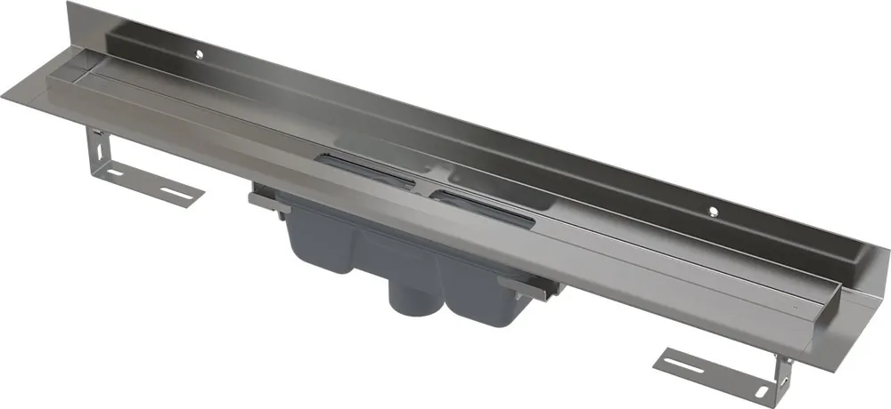 Speciale Akce APZ1016 Wall - podlahový žlab, pevný límec ke stěně, svislý odtok, 85 cm (APZ1016-850)