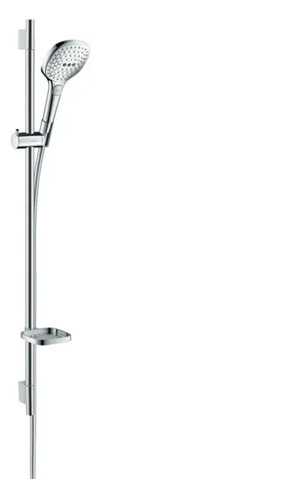 Raindance Select E 120 sprchová sada 3jet se sprchovou tyčí 90 cm a miskou na mýdlo (26621000) Beperkt Aanbod