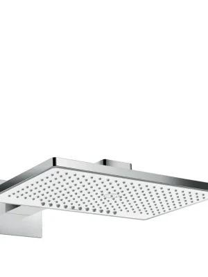 Actieprijs Rainmaker Select horní sprcha 460 2jet EcoSmart 9 l/min se sprchovým ramenem, bílá/chrom (24015400)