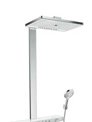 Bezpečná Platba Rainmaker Select Showerpipe 460 3jet s termostatem, bílá/chrom (27106400)