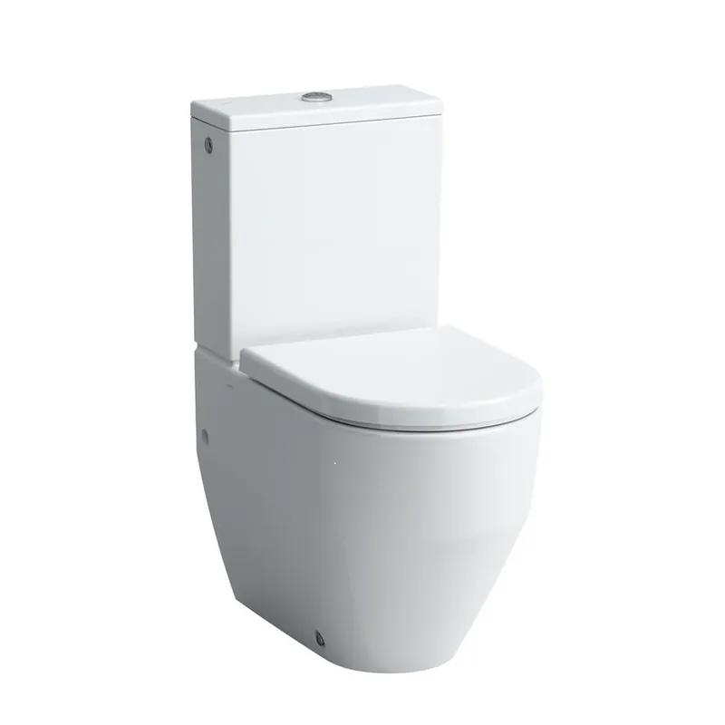 Laufen Pro - mísa kombinační stojící rimless, Vario odpad, bez nádržky a sedátka (H8259620000001) Finale Uitverkoop