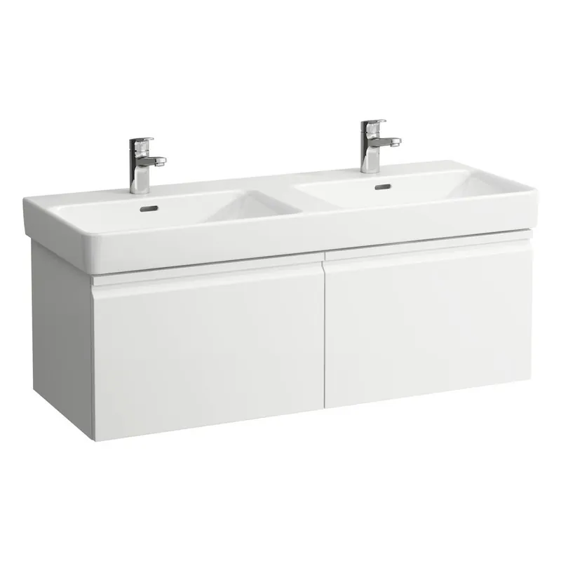 Beperkt Aanbod Laufen Pro S - skříňka 116x45 pod umyvadlo H814966, 2 vnitřní zásuvky, světlý dub (H4835640964791)