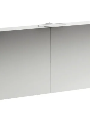 Veilige Betaling Base - zrcadlová skříňka 120x70 s osvětlením a zásuvkou, bílá matná (H4029021102601)