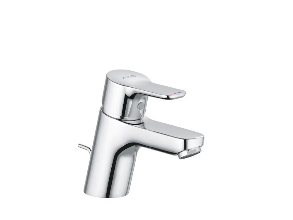 Pure and Easy - umyvadlová páková baterie, s plastovou odpadovou soupravou, výška výtoku 60 mm (372850565) Bestel Nu