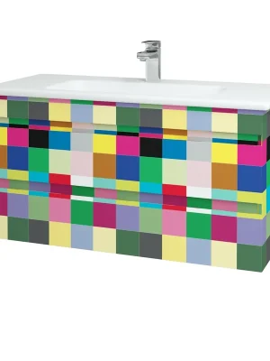Majesty SZZ2 100 - skříňka s umyvadlem 100 cm, závěsná, CS III (MAJ003 SZZ2 100 CS III) Dokud Zásoby Vydrží