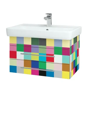 Poslední Šance Q SZZ2 70 - skříňka s umyvadlem 70 cm, závěsná, CS III (QZA016 SZZ2 070 CS III)