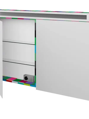 Bezpečná Platba Air GA2OE 120 - galerka s osvětlením, zásuvka a vypínač, CS III (AIR GA2OE 120 CS III)