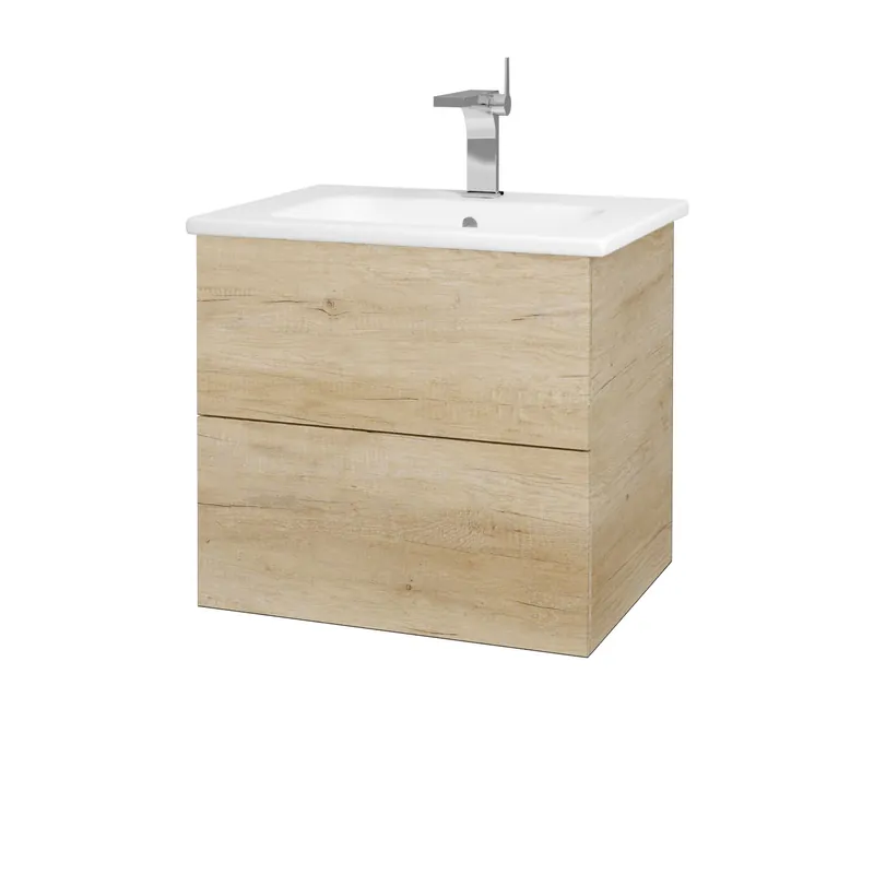 Variante SZZ2 60 - skříňka s umyvadlem Euphoria 60 cm, 2 zásuvky, závěsná, CS I (VAR001 SZZ2 060 CSI) Premium