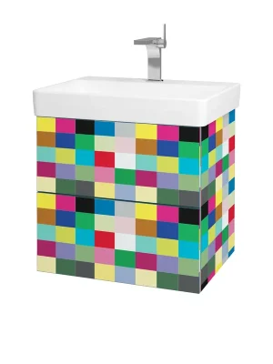 Variante SZZ2 60 - skříňka pro umyvadlo Laufen Pro S 60 cm, 2 zásuvky, závěsná, CS III (VAR077 SZZ2 060 CSIII) Oblíbený
