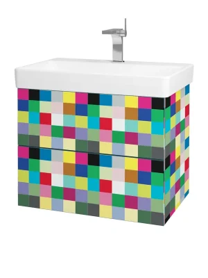 Koupit Online Variante SZZ2 70 - skříňka pro umyvadlo Laufen Pro S 70 cm, 2 zásuvky, závěsná, CS III (VAR079 SZZ2 070 CSIII)