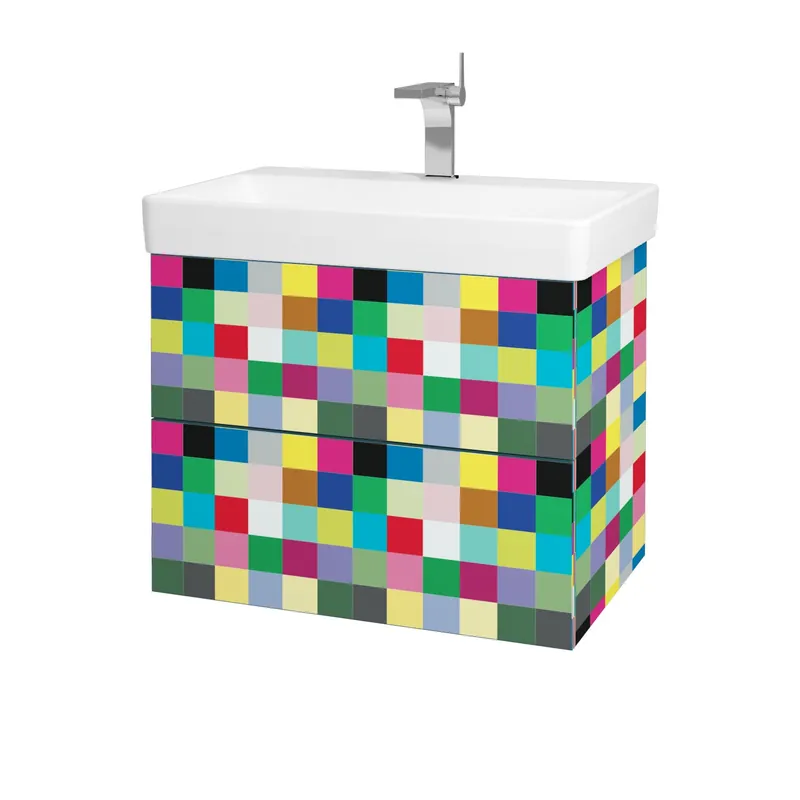 Koupit Online Variante SZZ2 70 - skříňka pro umyvadlo Laufen Pro S 70 cm, 2 zásuvky, závěsná, CS III (VAR079 SZZ2 070 CSIII)