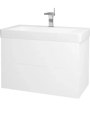 Certifikovaný Variante SZZ2 85 - skříňka pro umyvadlo Laufen Pro S 85 cm, 2 zásuvky, závěsná, CS II (VAR080 SZZ2 085 CSII)