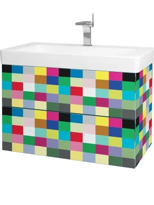 Variante SZZ2 85 - skříňka pro umyvadlo Laufen Pro S 85 cm, 2 zásuvky, závěsná, CS III (VAR080 SZZ2 085 CSIII) Exclusieve Akce