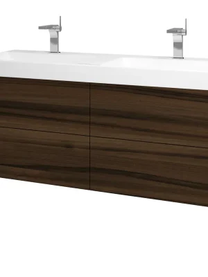Dokud Zásoby Vydrží Variante SZZ4 130 - skříňka pro umyvadlo Laufen Pro S 130 cm, 4 zásuvky, závěsná, CS I (VAR084 SZZ4 130 CSI)