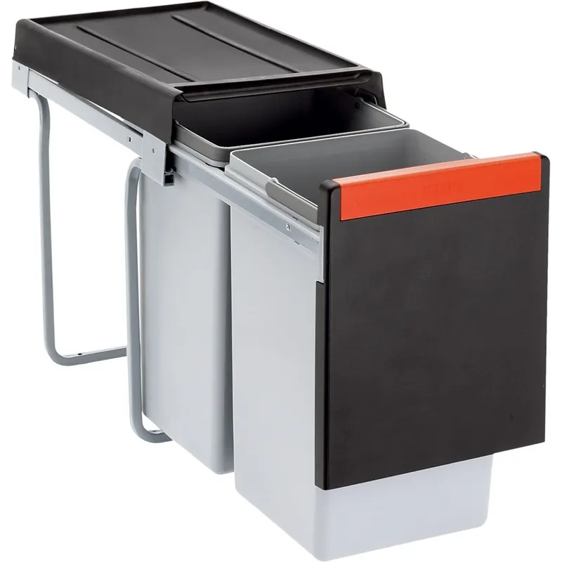 Rychlé Dodání Cube 30 odpadkový koš - dvoudruhový, spodní skříňka od 30 cm (134.0039.553)