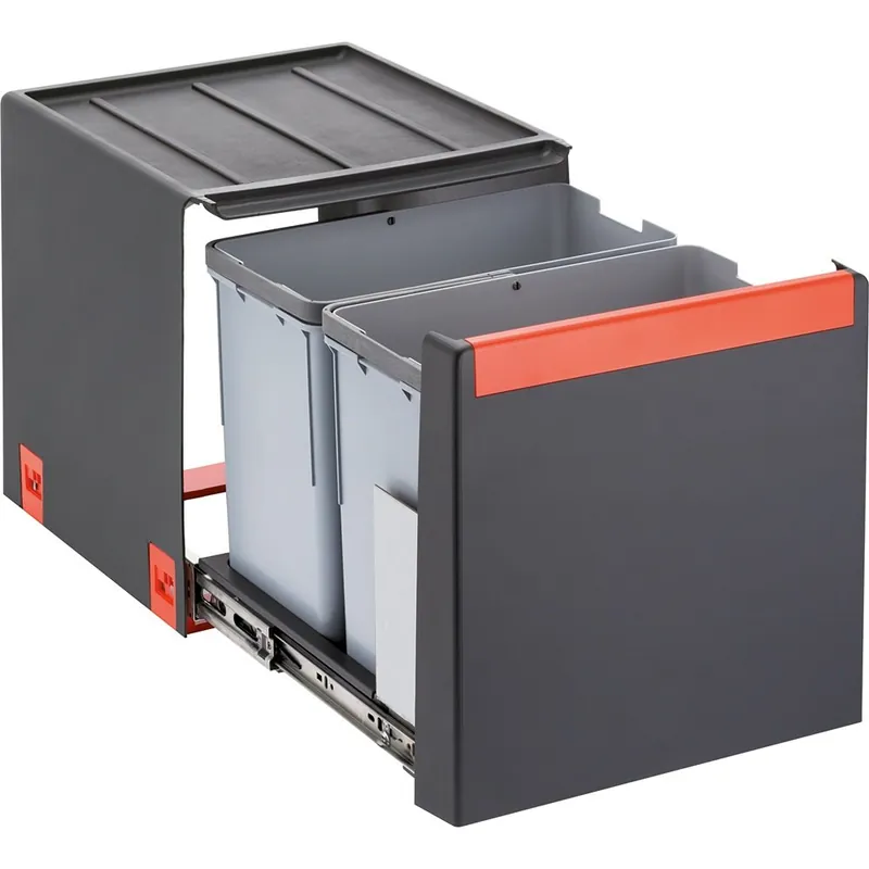 Speciale Akce Cube 40 odpadkový koš - dvoudruhový, spodní skříňka od 40 cm (134.0039.330)