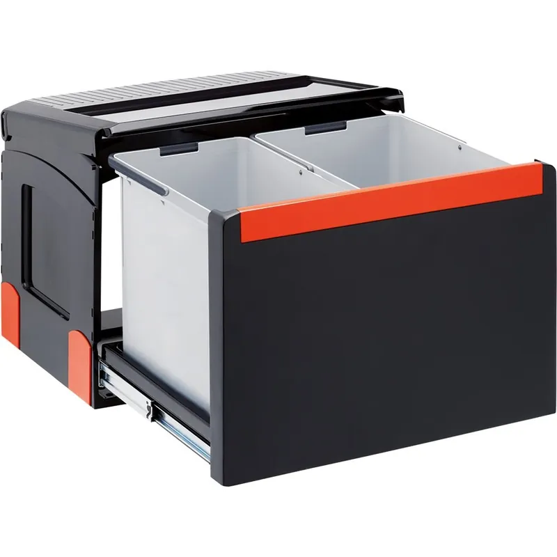 Cube 50 odpadkový koš - dvoudruhový, spodní skříňka od 50 cm (134.0055.289) Premium
