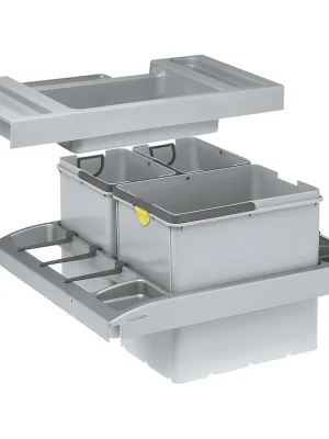 Trolley Vario odpadkový koš- třídruhový, do zásuvky, spodní skříňka 60 cm (134.0066.057) Ihned K Objednání