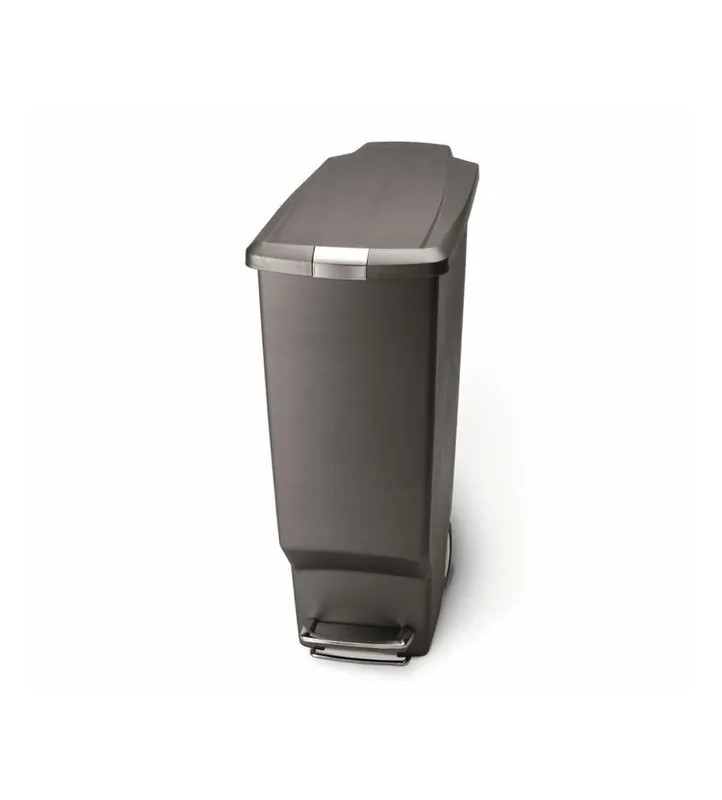 Bestel Nu Pedálový odpadkový koš Simplehuman - 40 l, úzký, šedý plast (CW1363)