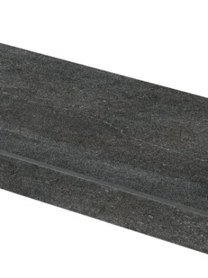 Quarzit - schodová tvarovka 39,8x79,8 černá (DCF84739) Levný