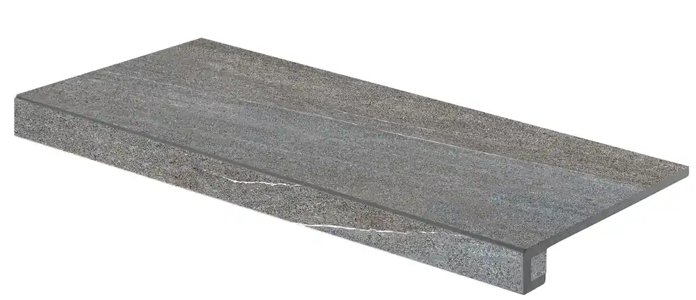 Quarzit - schodová tvarovka 39,8x79,8 tmavě šedá (DCF84738) Pouze Dnes