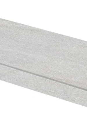 Nízká Cena Quarzit - schodová tvarovka 39,8x79,8 šedá (DCF84737)
