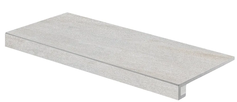 Nízká Cena Quarzit - schodová tvarovka 39,8x79,8 šedá (DCF84737)