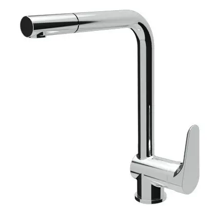Kuchyňská stojánková baterie, horní otáčivé ústí a vytahovací sprcha (K557) Must-Have