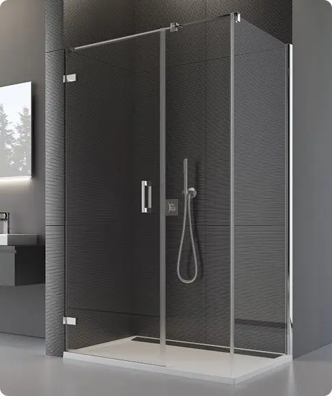 Actieprijs PUDT3P - ATYP boční stěna 30-100 cm, profil, pro montáž v 90°na straně pevné stěny (PUDT3PSM2)