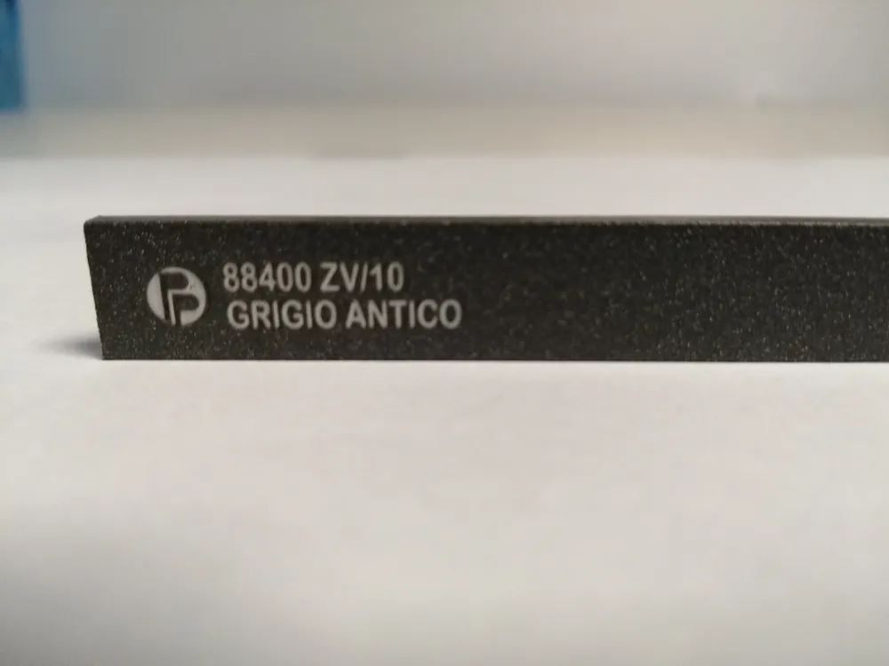 ZV/10 - profil pro venkovní roh, délka 270 cm, lakovaný hliník Trend Color Stone Gr. Antico - šedý antik (88400) Uitverkoop