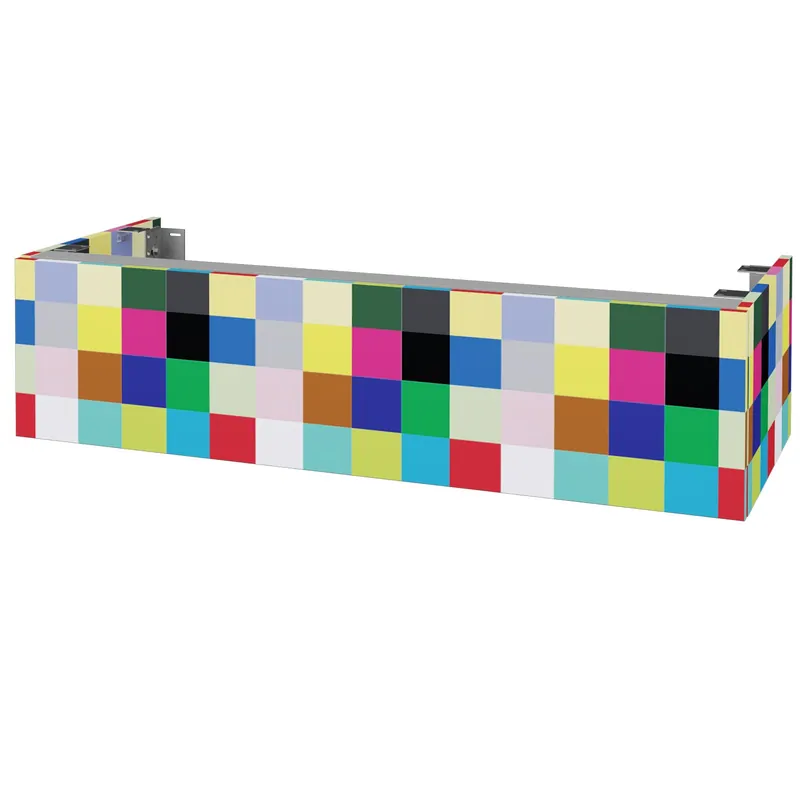 Dagaanbieding DSD SZZ1 120 - doplňková skříňka 120 cm, výška 30 cm, s výřezem, CS III (DSD SZZ1 120 VYR CS III)