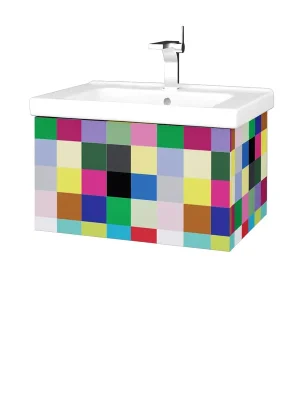Variante SZZ 65 - skříňka s umyvadlem Harmonia 65 cm, 1 zásuvka, závěsná, CS III (VAR010 SZZ 065 CSIII) Certifikovaný