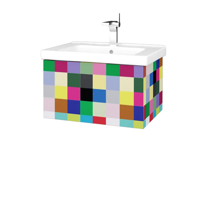 Variante SZZ 65 - skříňka s umyvadlem Harmonia 65 cm, 1 zásuvka, závěsná, CS III (VAR010 SZZ 065 CSIII) Certifikovaný