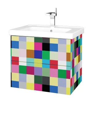Denní Nabídka Variante SZZ2 65 - skříňka s umyvadlem Harmonia 65 cm, 2 zásuvky, závěsná, CS III (VAR010 SZZ2 065 CSIII)