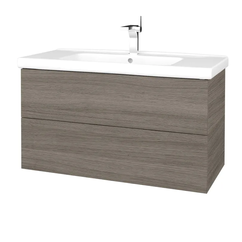 Rychlé Dodání Variante SZZ2 100 - skříňka s umyvadlem Harmonia 100 cm, 2 zásuvky, závěsná, CS I (VAR012 SZZ2 100 CSI)