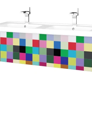 Vysoce Kvalitní Variante SZZ2 125 - skříňka s umyvadlem Harmonia 125 cm, 2 zásuvky, závěsná, CS III (VAR013 SZZ2 125 CSIII)